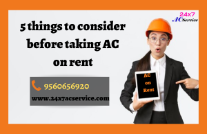 Read more about the article 5 things to consider before taking AC on rent in Noida